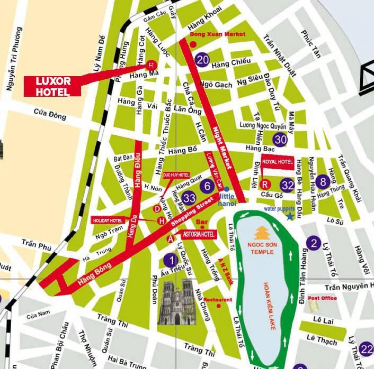 Mapa ng kalye hanoi