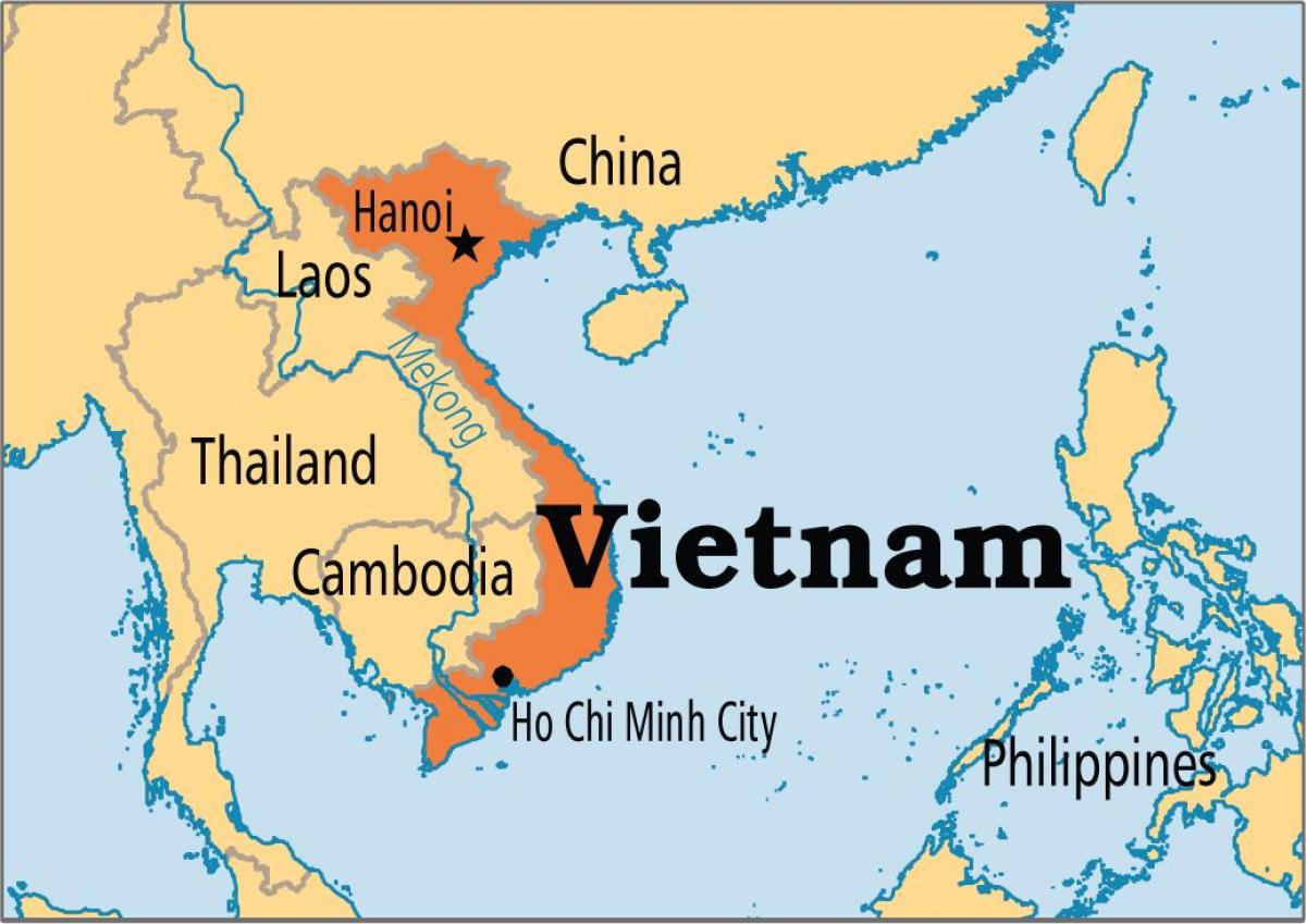 Mapa ng mga lokasyon sa hanoi