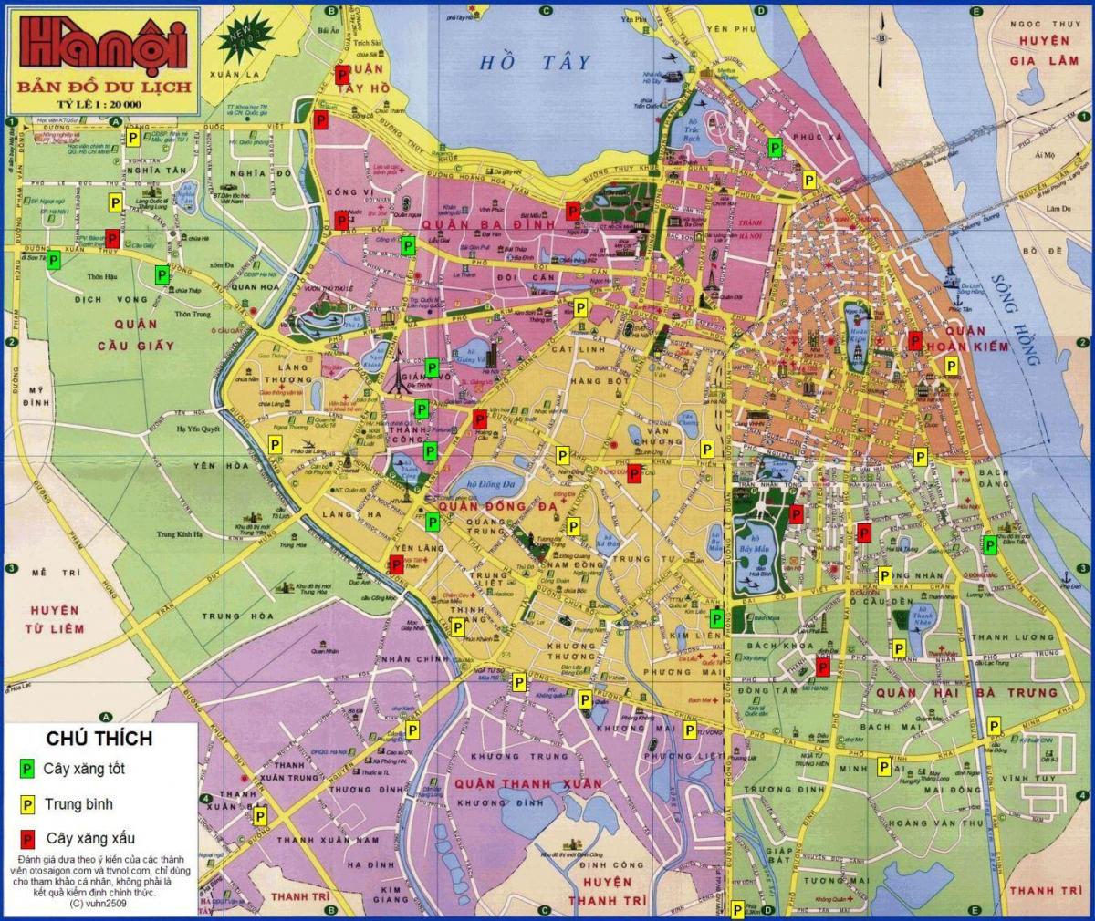 hanoi sa mapa