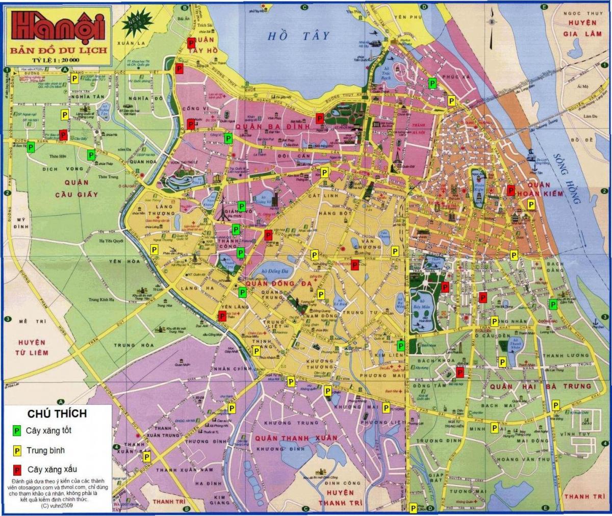 mapa ng hanoi