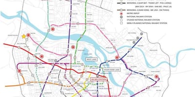 Mapa ng hanoi metro