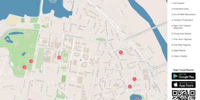 Mapa ng hanoi street food