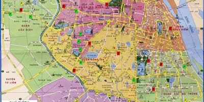 Hanoi mapa ng vietnam