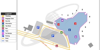 Hanoi international airport mapa